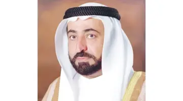 حاكم الشارقة يحضر حصاد الموسم الرابع لمزرعة القمح بمليحة ويطلق علامة “قَند” التجارية